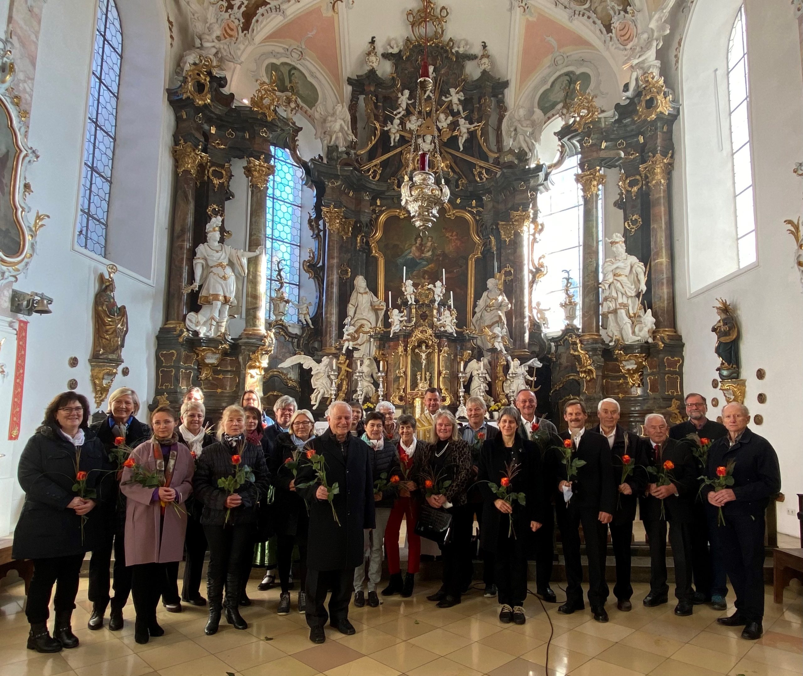 Pfarrei Seeg - Verabschiedung Kirchenchorletier Reithmeier 2021